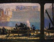 George Wesley Bellows Blue Morning France oil painting artist